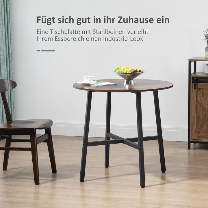 Produktbild Homcom Esstisch (Ø 80 x 75 cm)