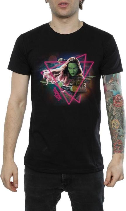 Image du produit - T-shirt GUARDIANS OF THE GALAXY NEON GAMORA - Homme (M)