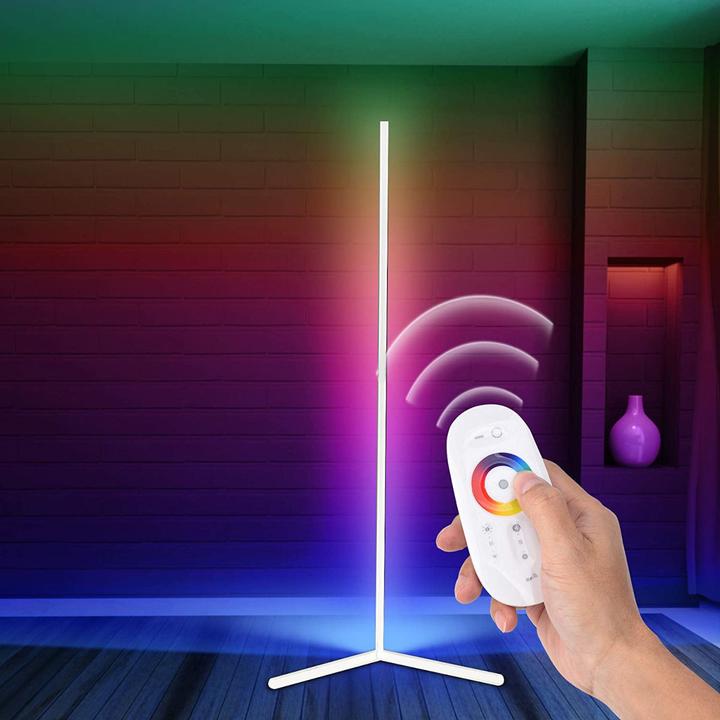 Produktbild Mozo Corner toršeras LC-RGB LED baltas (65 lm)