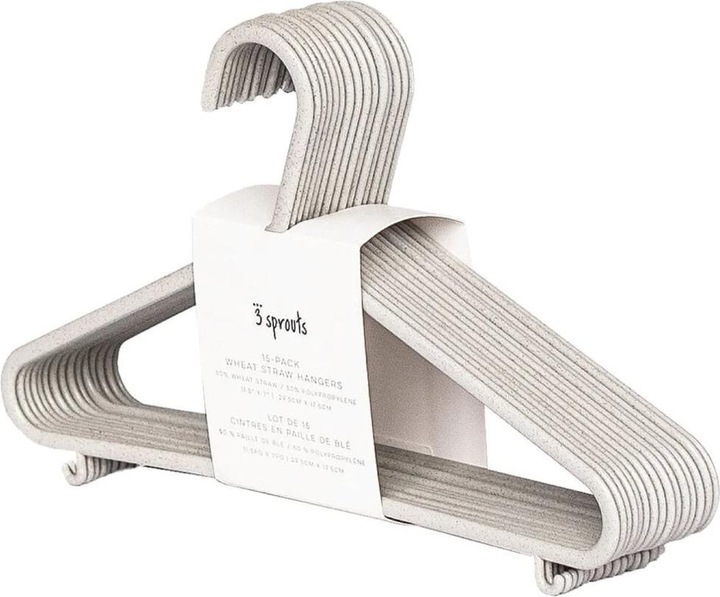 Image du produit 3 Sprouts Paille de blé Cintre gris (15 x)