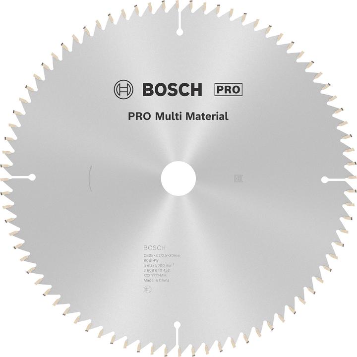 Produktbild Bosch Professional Zubehör PRO Multi Material Kreissägeblatt, 305 x 3,2 x 30 mm