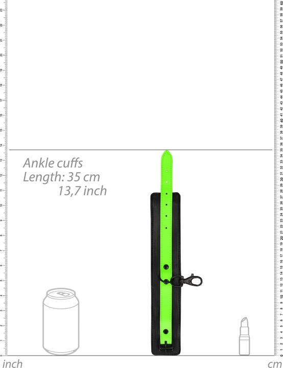 Productafbeelding Ouch! Hand & Ankle Cuffs with Hogtie - Glow in the Dark