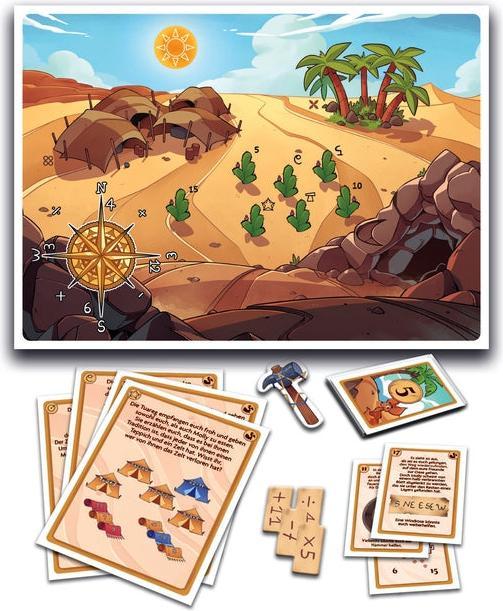 Actual product image Clementoni Clemen Escape Game Trio Set 59353 (German, 1 - 6 Players)