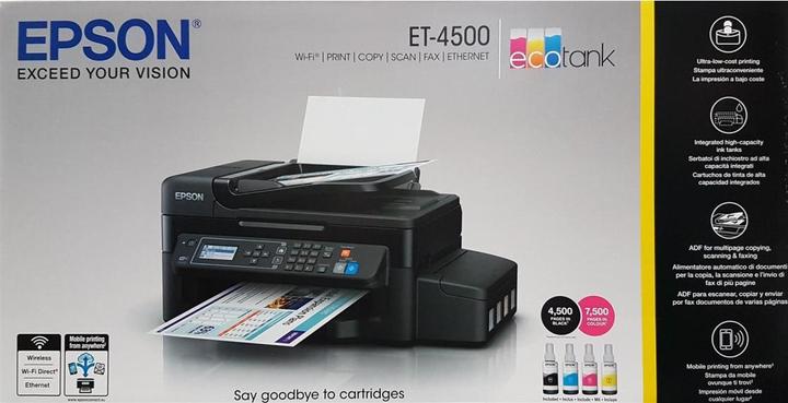 Actual product image Epson ET-4500 EcoTank (Ink tank, Colour)