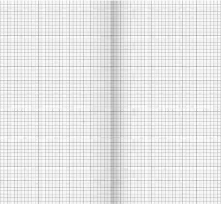 Actual product image exercise book (A4, Checked, Hardcover)