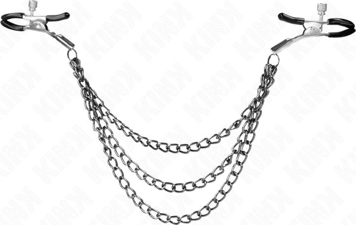 Produktbild Kink NIPPELKLEMMEN MIT 3 KETTEN SCHWARZ 20/23/28 CM