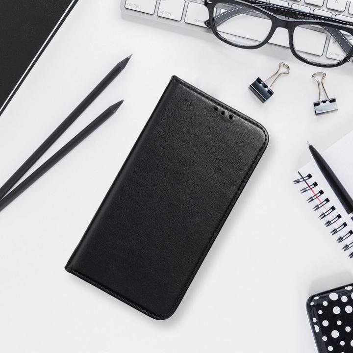 Actual product image Étui à Rabat Similicuir pour Samsung Galaxy A16 4G/5G - Noir (En vrac) (Oppo A16)