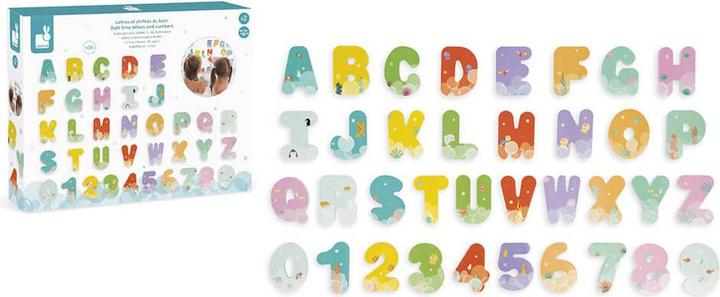 Produktbild Janod Badebuchstaben und Zahlen