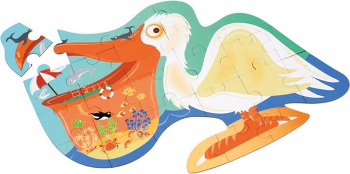 Produktbild Scratch Shape Puzzle Pelikan 24 Teile (24 Teile)