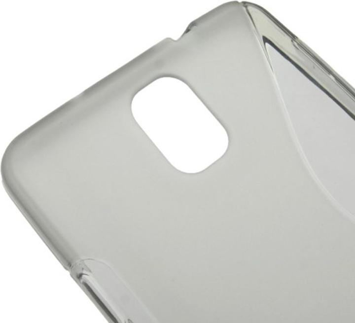Produktbild König Design Handyhülle TPU Schutzhülle für Samsung Galaxy Note 3 grau (Samsung Galaxy Note 3)