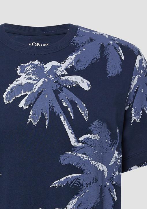 Immagine prodotto S.Oliver T-Shirt T-Shirt aus Baumwolle mit All-over-Print (M)