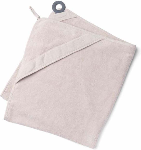 Doomoo Dry'n Play Baby Towel with Teething Ring, almond