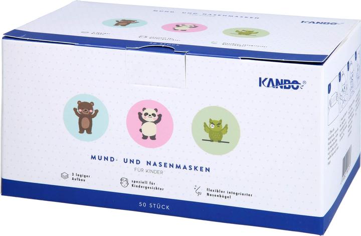Produktbild Dr. Junghans Mund Und Nasenmaske F Kind, 50 St (50 x)