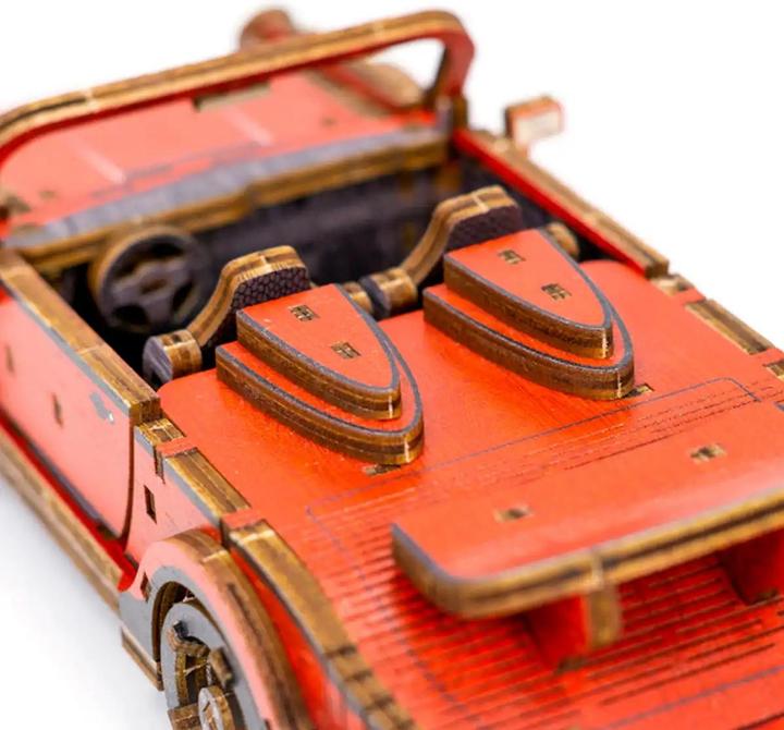 Produktbild WoodenCity Bausatz Sportwagen bemalt