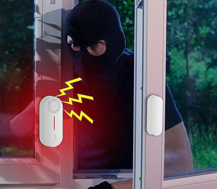 Actual product image VisorTech Set of 4 2in1 WLAN Door & Window Alarm