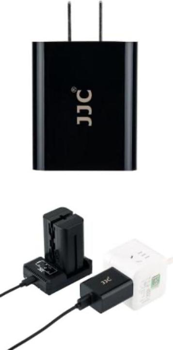 JJC XY 0029B BLACK 3.0 Chargeur rapide USB mural (Chargeur de batterie d'appareil photo)