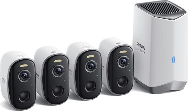 Immagine prodotto Baseus N1 2K security camera set of 4 (white)
