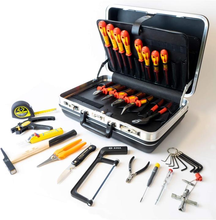 Image du produit C.K Magma Coffre à outils pour électricien équipé 26tei (26 pièces)