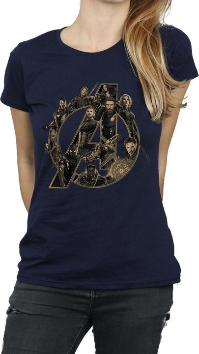 Image du produit Universal Textiles T-shirt boyfriend logo pour femme/femme (XL)