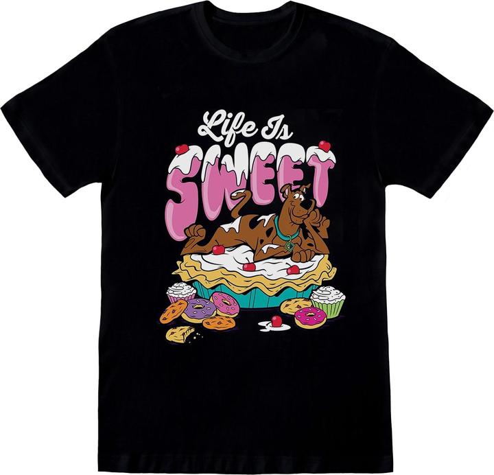 Actual product image Scooby Doo Girls Life Is Sweet Cotton T-Shirt (140, 146)