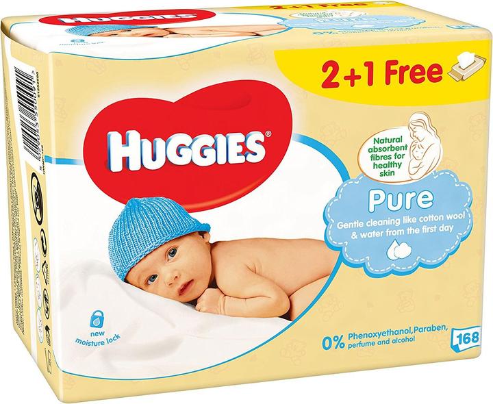 Image du produit Huggies Pure (3 x 56 pcs)