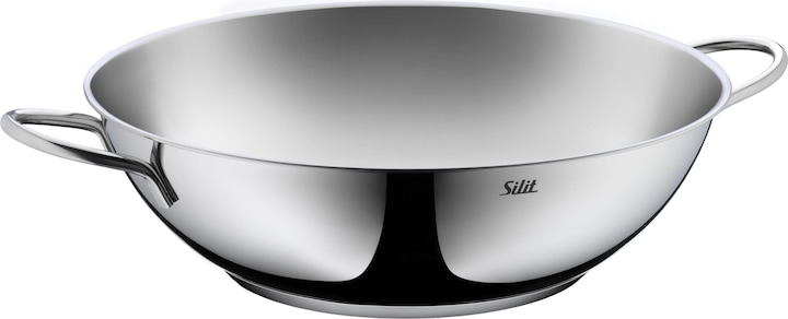 Silit Wok (32 cm, Wok, Acier inoxydable)