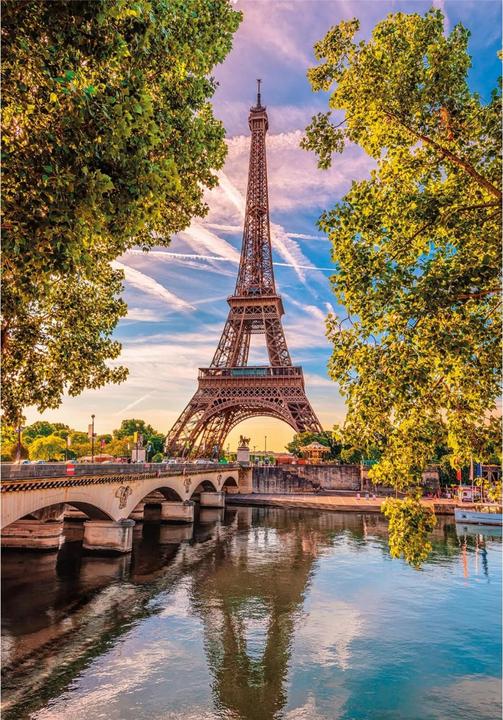 Actual product image Clementoni Puzzle Along the Seine 500 pièces (500 pieces)