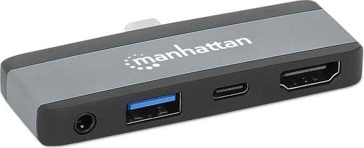 Immagine prodotto Manhattan Docking station mobile da USB-C PD a HDMI 4-in-1 per computer portatili e tablet (USB-C, 4 porte)