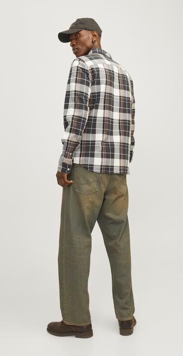Actual product image Jack & Jones Jprblubrook Check Structure L/S Shirt Sn (XS)