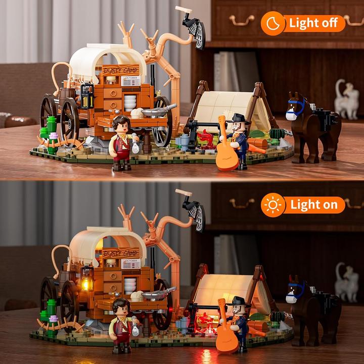 Actual product image Lumibricks Cowboy Camp