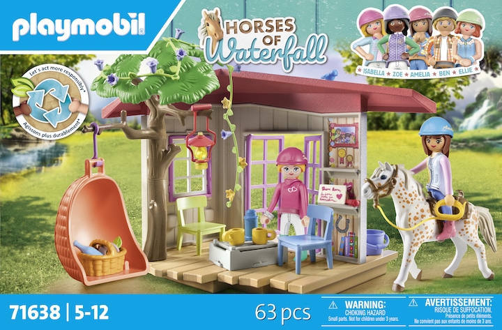 Immagine prodotto Playmobil 71638 Playm. Clubhouse segreta per gli appassionati di cavalli (71638, Cavalli Playmobil della cascata)