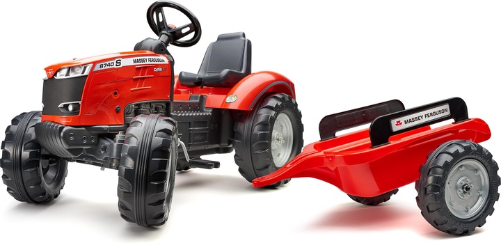 Falk Toys Massey Ferguson tractor + trailer L