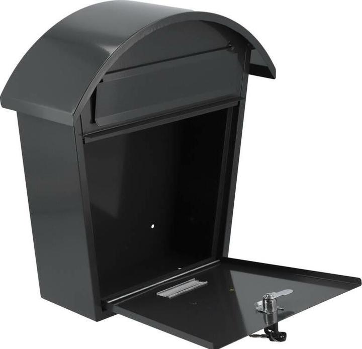 Actual product image Toya VOREL Mailbox 380 x 320 x 105mm GRAPHITE 78586