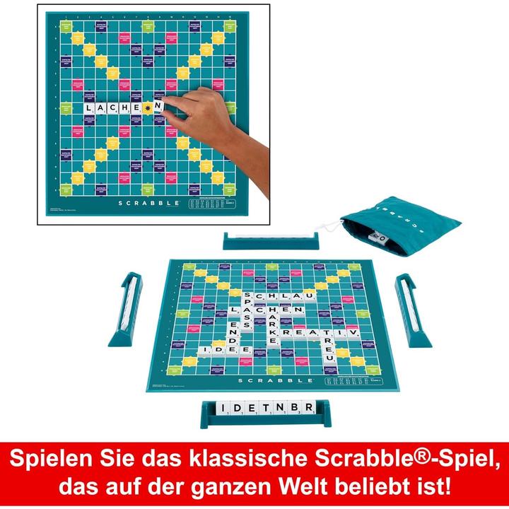 Energy Label Mattel Games Scrabble (German, 2 - 4 Players)