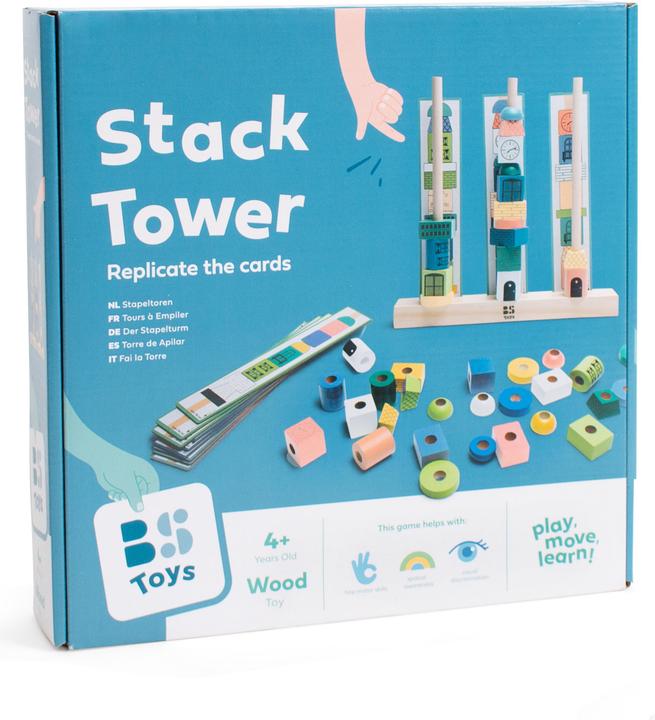 Actual product image BS Wooden stacking towers