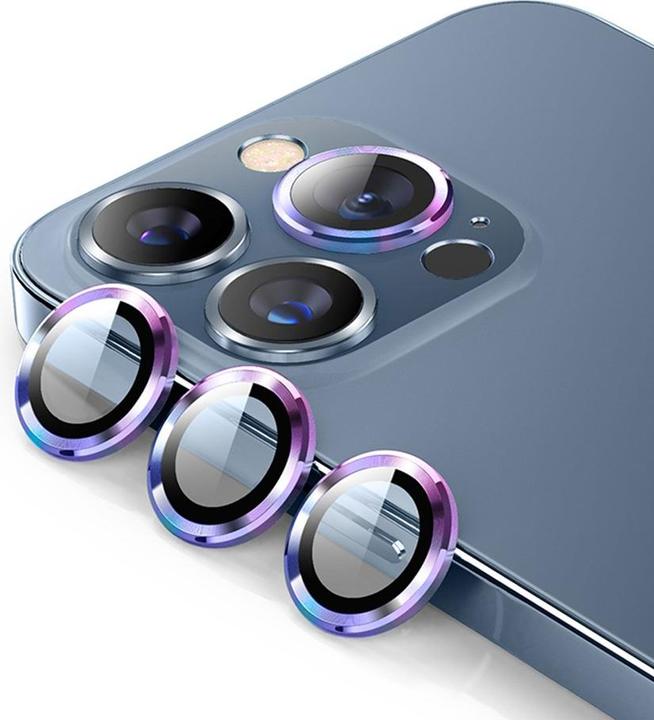 Actual product image Ueli Express iPhone 15 Pro / iPhone 15 Pro Max camera armoured glass lens protector 5 (1 Piece, Apple iPhone 15 Pro, Apple iPhone 15 Pro Max)