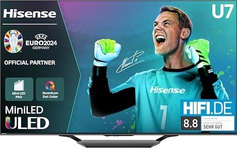 Produktbild Hisense TV 55U7NQ (55", U7N, Mini-LED, 4K, 2024)