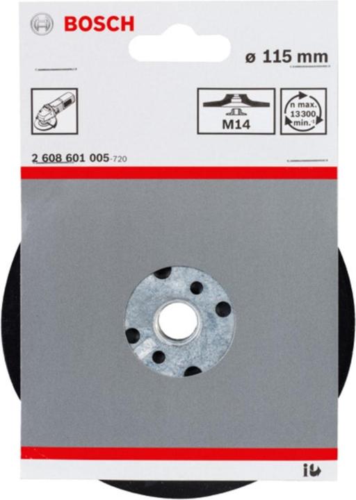 Produktbild Bosch Professional Zubehör PRO Backing Pad weich, 115 mm, M14, weich