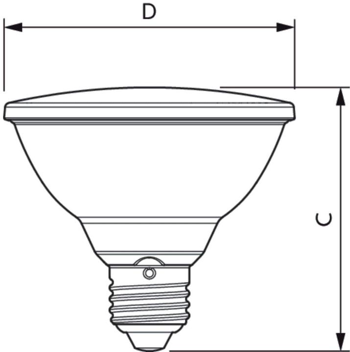Produktbild Philips Professional LED-Reflektorlampe (E27, 760 lm, 1x)