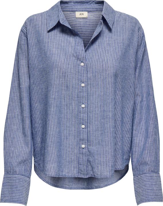 Actual product image JdY Normal geschnitten Hemdkragen Ärmelbündchen mit Knopf Voluminöser Armschnitt Hemd Hemd (XS)