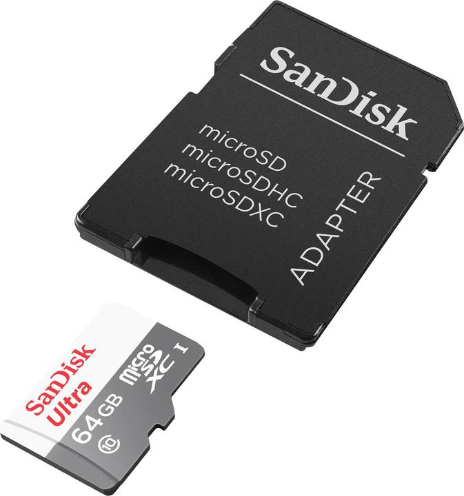 Image du produit SanDisk Ultra Lite microSDXC (64 Go, microSDXC, U1, UHS-I)
