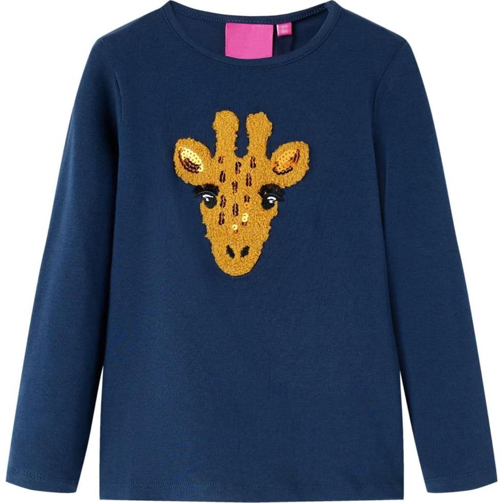 VidaXL, Unisex, Shirt, Linn, Blau, (104)