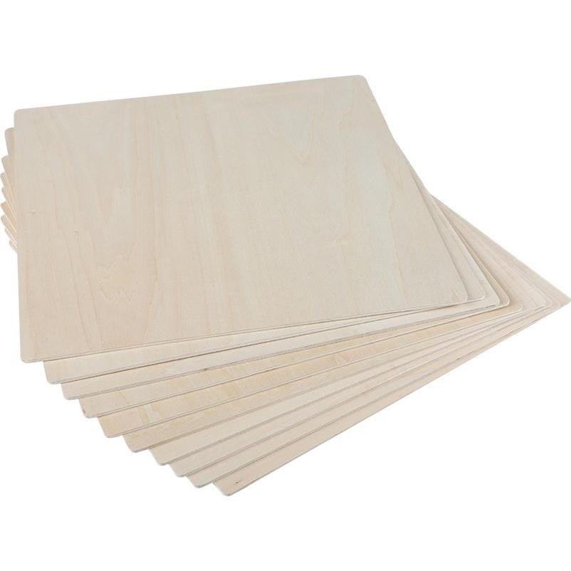 Thumbnail - Creality Falcon Series Basswood Plywood Sheets 200 x 200 x 3mm - 10pcs, 3D Drucker Zubehör