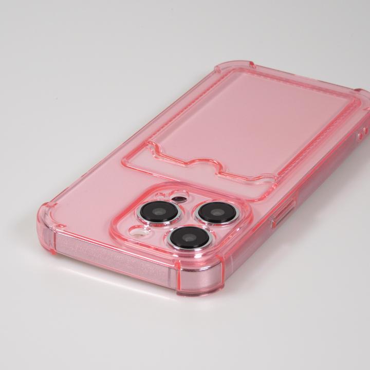 Image du produit PhoneLook Coque Gel silicone bumper super flexible avec porte-carte transparent (Apple iPhone 14 Pro Max)
