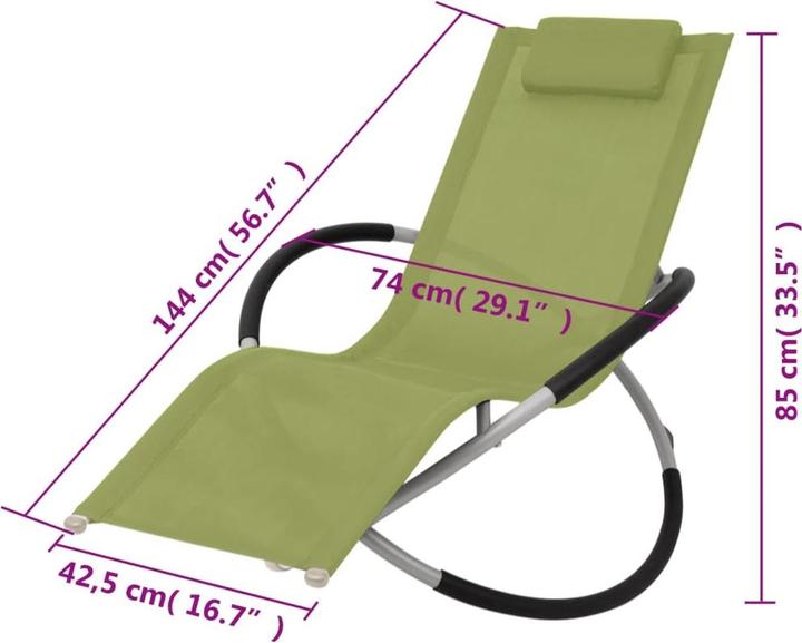 Immagine prodotto vidaXL Sonnenliege (166 cm)