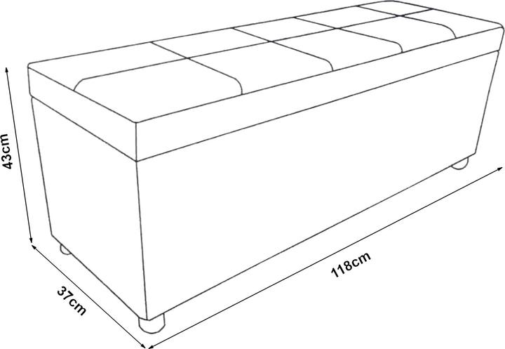 Image du produit Corium Ottomane (119 cm)