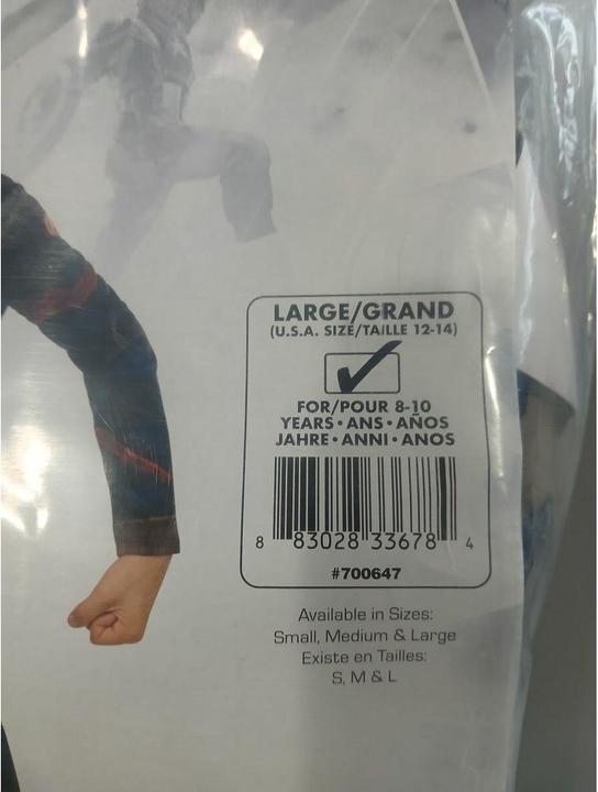 Immagine prodotto Rubies Capitan America (140)