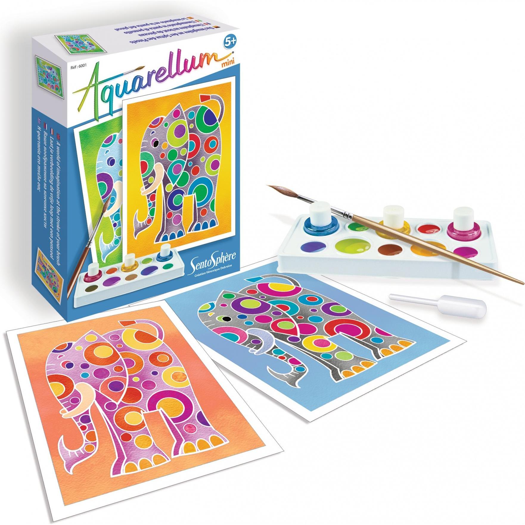 Thumbnail - Sentosphere aquarellum Mini-Elefanten