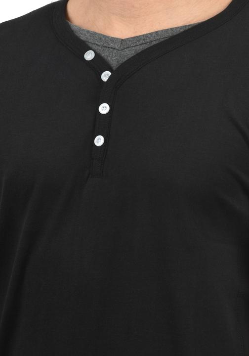 Immagine prodotto Solid Doriano Maglia Maglie A Maniche Lunghe Da Uomo Con Collo Grandad (L)