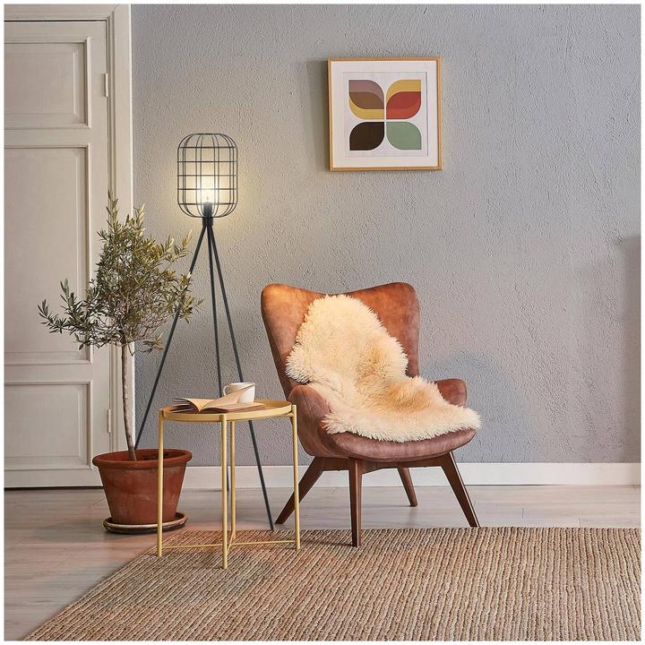 Image du produit Uniprodo Stehlampe offener Gitterschirm 40 W E27 Höhe 163 cm Stehleuchte Standleuchte (E27)